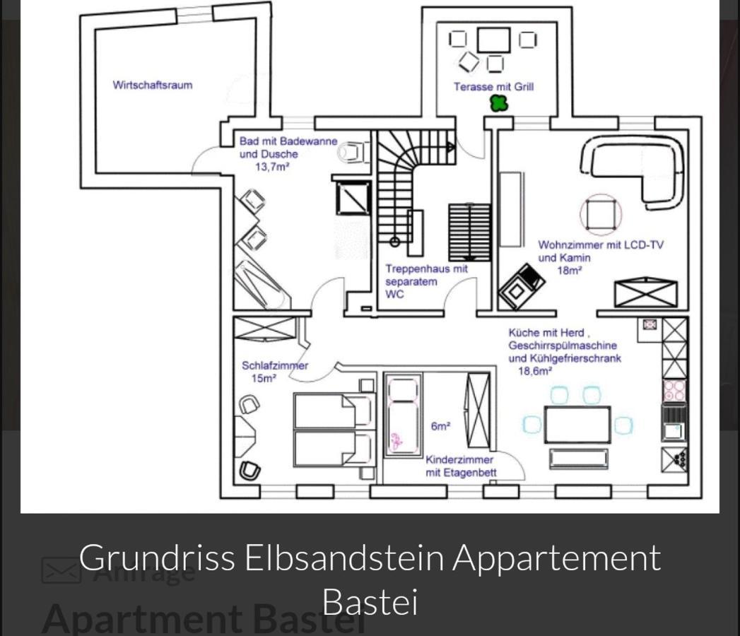 Guesthouse Elbsandstein App. Bastei Rathmannsdorf 外观 照片